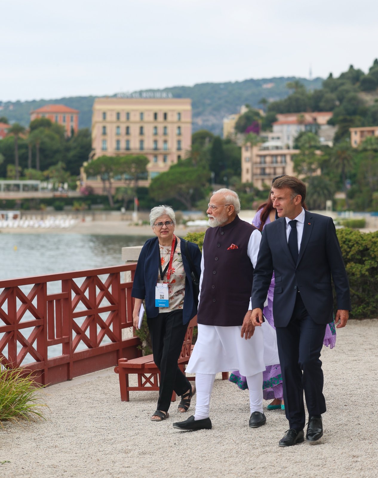 PM Narendra Modi and President Emmanuel Macron met in Beaulieu-sur-Mer on June 14, 2026.