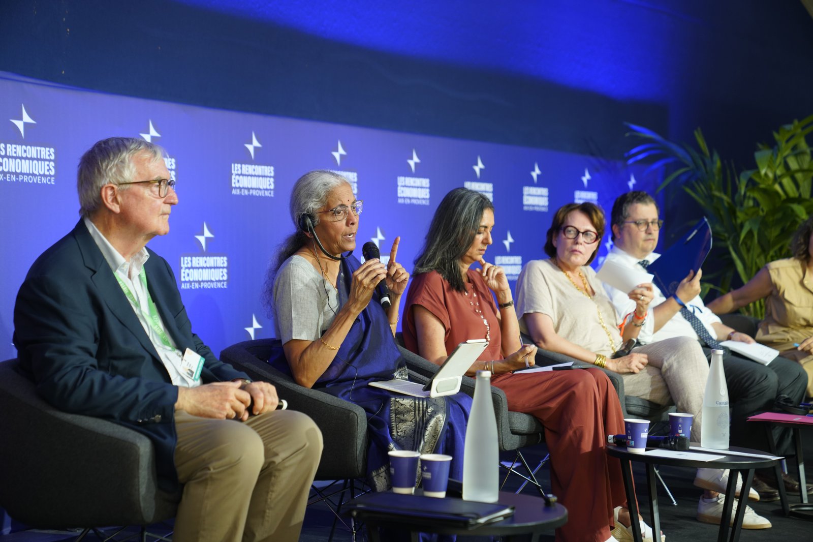 Union Minister for Finance & Corporate Affairs Smt. Nirmala Sitharaman participated in a panel discussion on “How to Promote the Rise of a New Middle Class?” at the Rencontres Économiques d’Aix-en-Provence on July 03, 2026