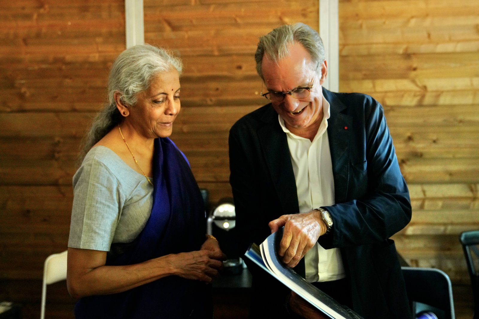 Union Minister for Finance & Corporate Affairs Smt. Nirmala Sitharaman met H.E. Mr. Renaud Muselier, President of Provence-Alpes-Cote d'Azur Region of France on July 03, 2026.