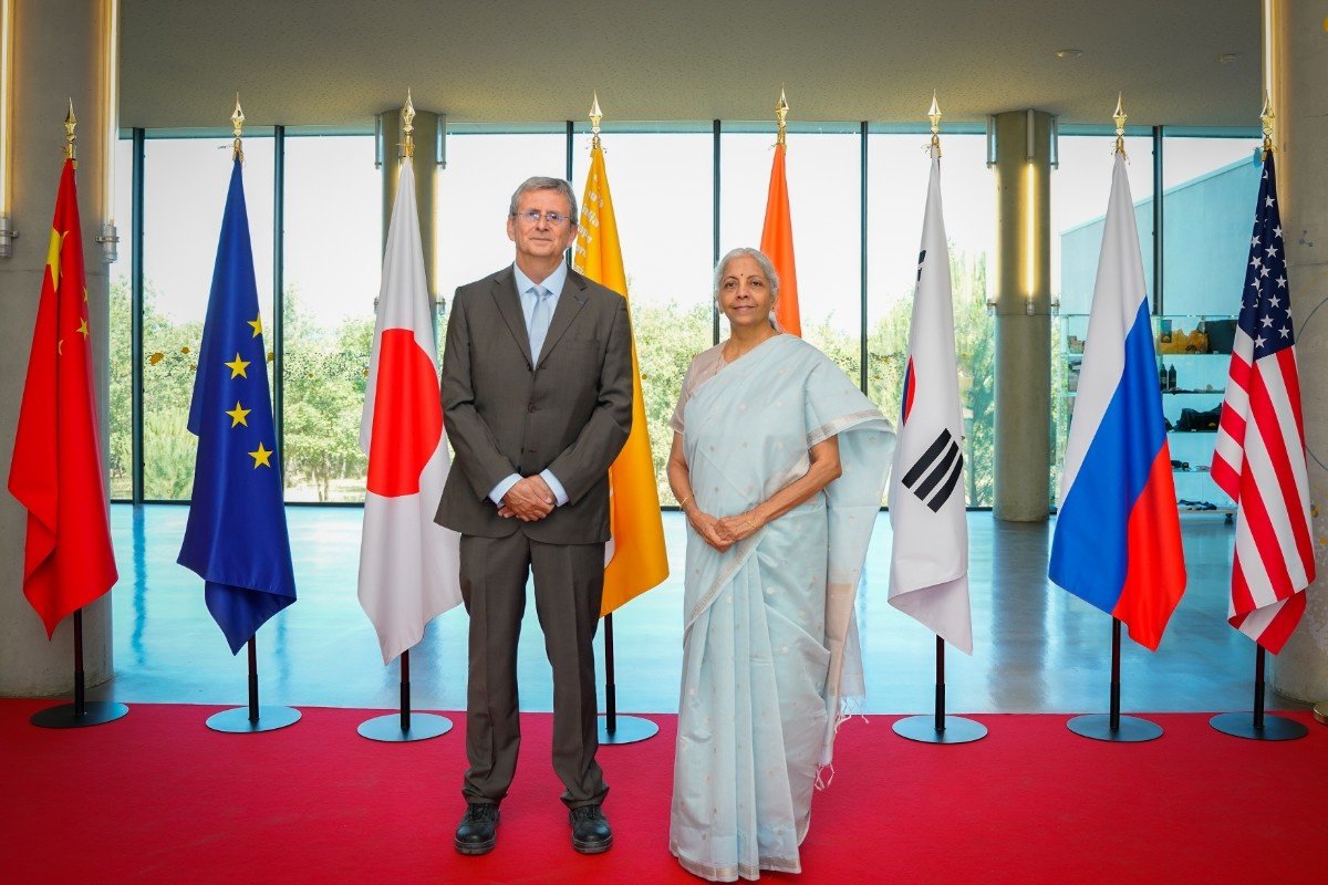 Union Minister for Finance & Corporate Affairs Smt. Nirmala Sitharaman visited the International Thermonuclear Experimental Reactor (ITER) in Cadarche on July 04, 2026.