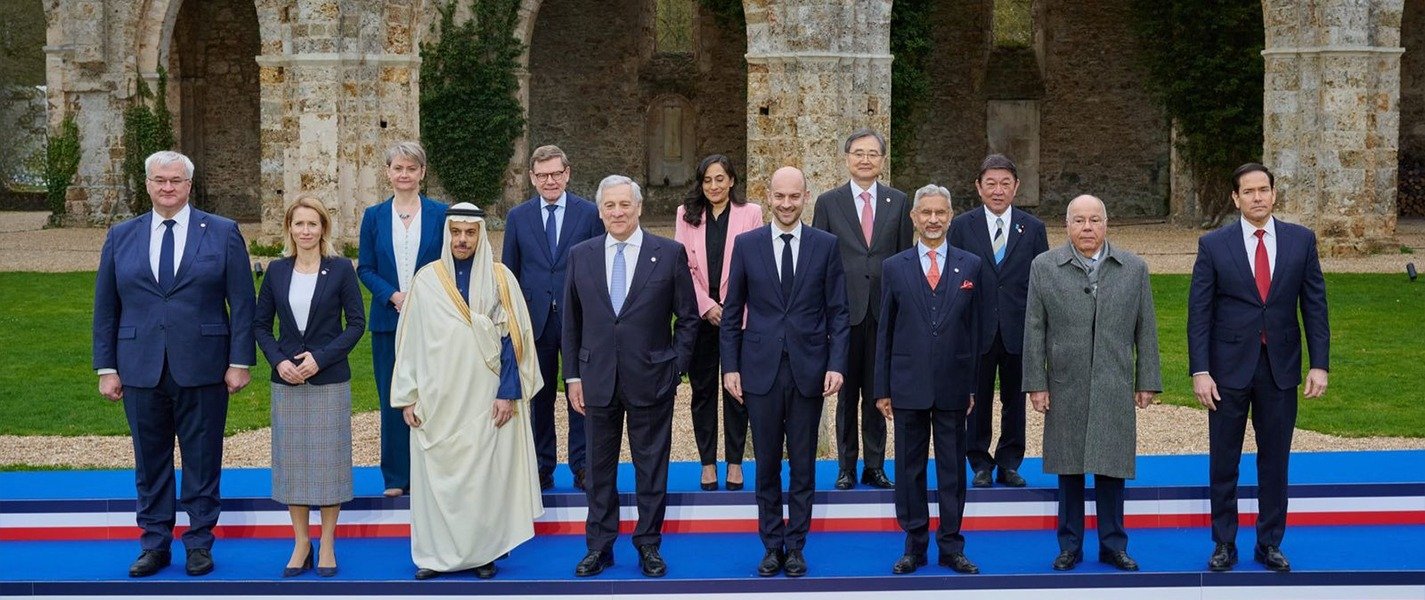 G7 Foreign Ministers Meeting at Vaux-de-Cernay, France.